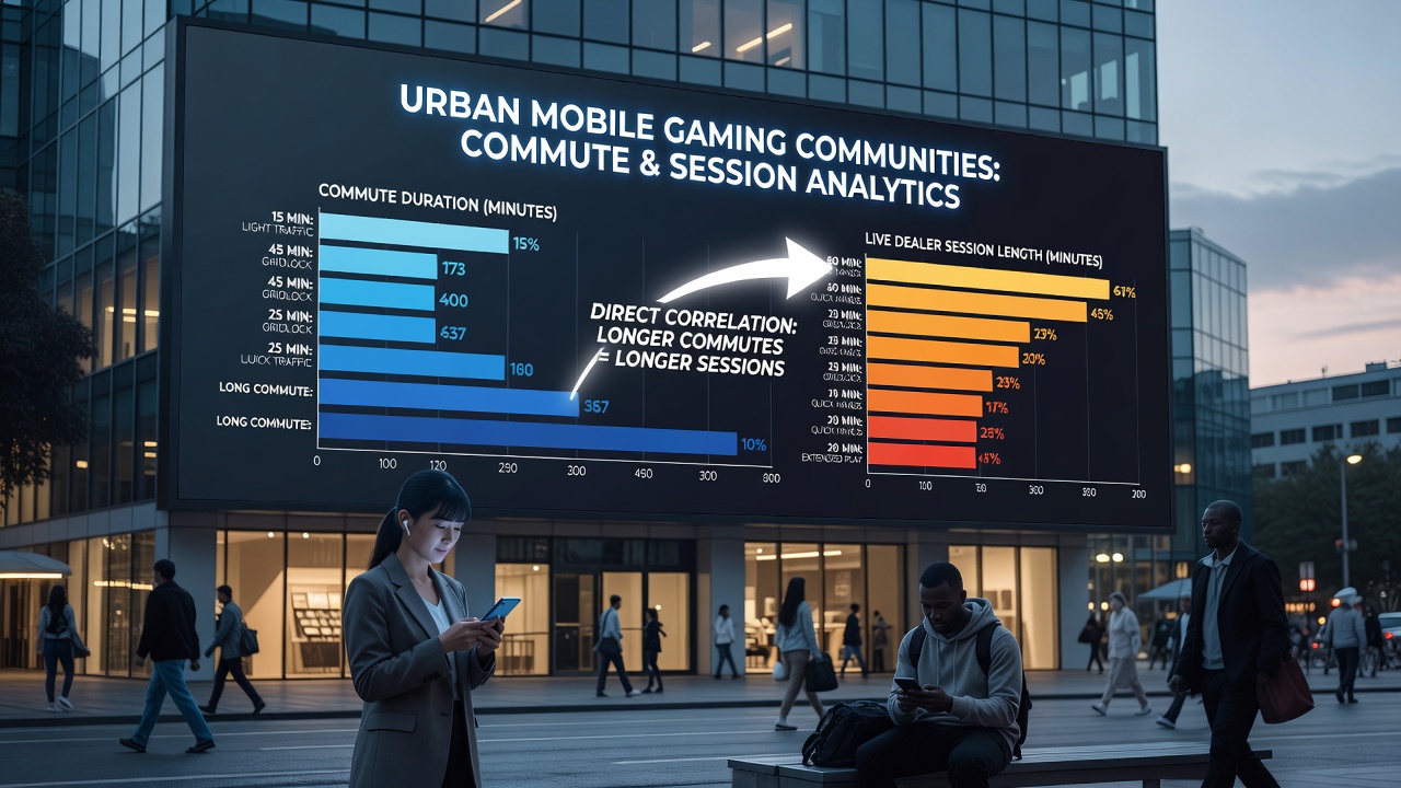 Analyse von Pendel- und Spielzeitdaten in mobilen Gaming-Communities